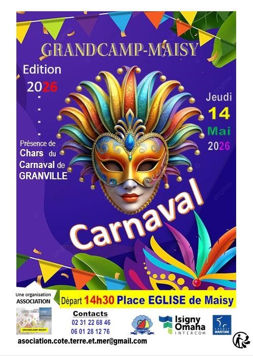carnaval grandcamp maisy affiche